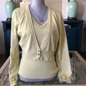 Cardigan and tank set